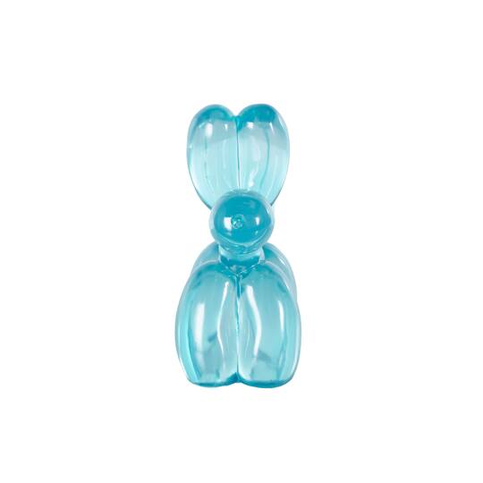 9.75" Resin Tinted Balloon Dog Sculpture